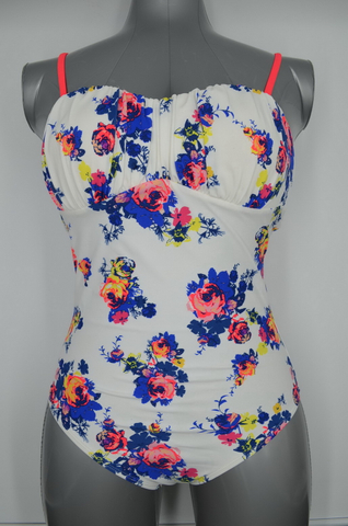 OEM Floral Molded Cup yksiosainen uimapuku (JMC41027)