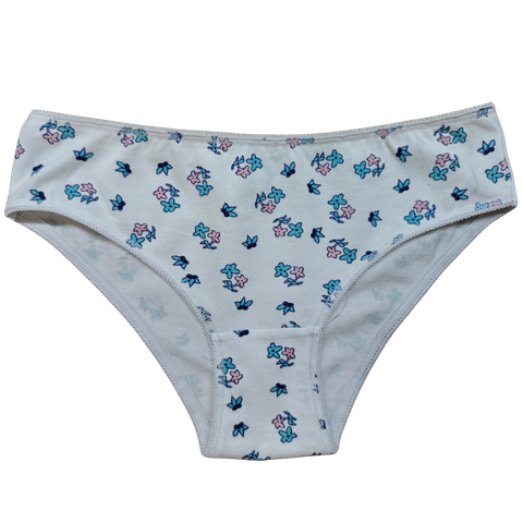 Celana Katun Bergigi Kabut Bunga Gadis OEM