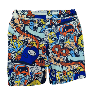 Σορτς μαγιό με Doodle πολλαπλών χαρακτήρων OEM Boys