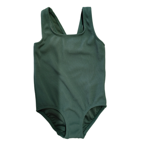 Suti ya Kuogelea ya Kipande Moja ya Wasichana ya Polka-Dot Ruffle