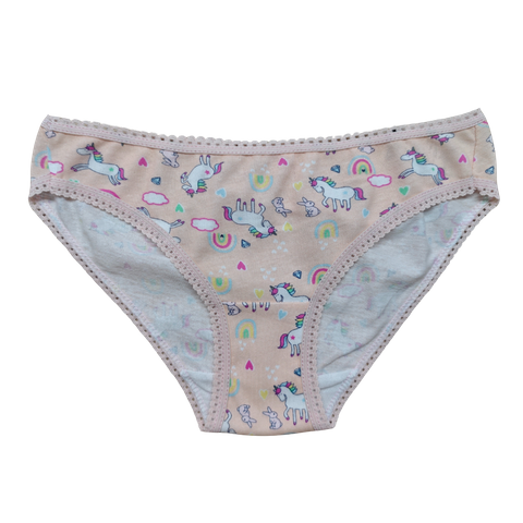 OEM Girl's Soft Combed Bomuld Print Brief Collection