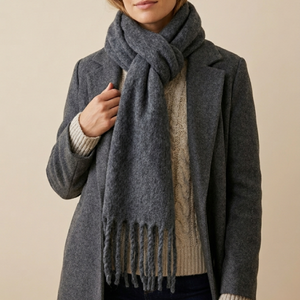 OEM Classic Brushed Fringed Scarf