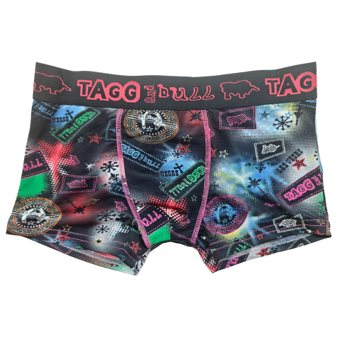 OEM Boy's Vibrant Performance Print Boxer Nohavičky