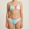 OEM Pastell Gradient Ombre Triangle Bikinisett for kvinner