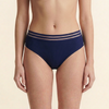 Altera Mulierum Ribbed Mesh-Panel Lorum Panty
