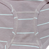 OEM Girl's Mauve Meadow Striped Ribbon Brief