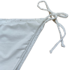 OEM Vroue se Wit Oog Tekstuur Driehoek Bikini Stel