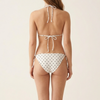 OEM Women's Polka Dot Halter Tie Bikini Set