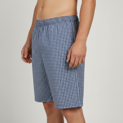 กางเกงขาสั้น OEM ผ้าฝ้าย 95/5 สแปนเด็กซ์ระบายอากาศนุ่มพิเศษสำหรับผู้ชาย (JMC26010)