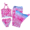 OEM Mermaid Princess қыздарға арналған танкини жиынтығы