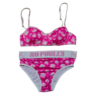 OEM d&iacute;vč&iacute; sada spodn&iacute;ho pr&aacute;dla s potiskem bublin