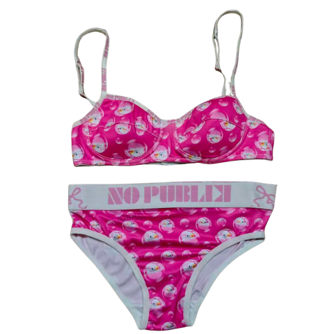 Bộ đồ l&oacute;t in bong b&oacute;ng d&agrave;nh cho nữ OEM