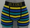 OEM M&aelig;nds multi-stribe bomuldsstretch boxershorts med bred Jacquard linning (JMC11015)