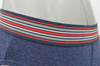 OEM 100 % bomulds-sportshorts med eksponeret kontrastlinning (JMC12009)