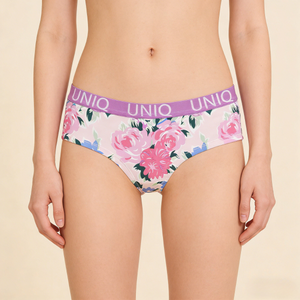 سروال داخلي نسائي أساسي من القطن الناعم القابل للتمدد من OEM