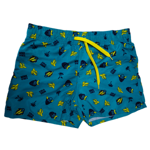 Μαγιό OEM Boys Monkey Vibes Teal μαγιό