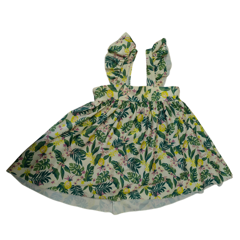 OEM Tropical Ruffle աղջիկների մեկ կտոր լողազգեստ