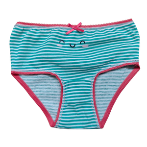 OEM Girl's Essential Pure Cotton Multi-Print Brief
