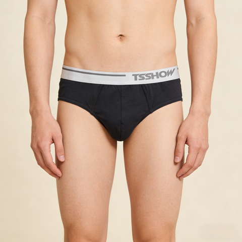 OEM পুরুষদের 95% তুলা 5% ইলাস্টেন ব্রেথেবল কটন-স্ট্রেচ ব্রিফস