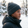 OEM Premium Recycled Wool-Blend Ribbed Beanie